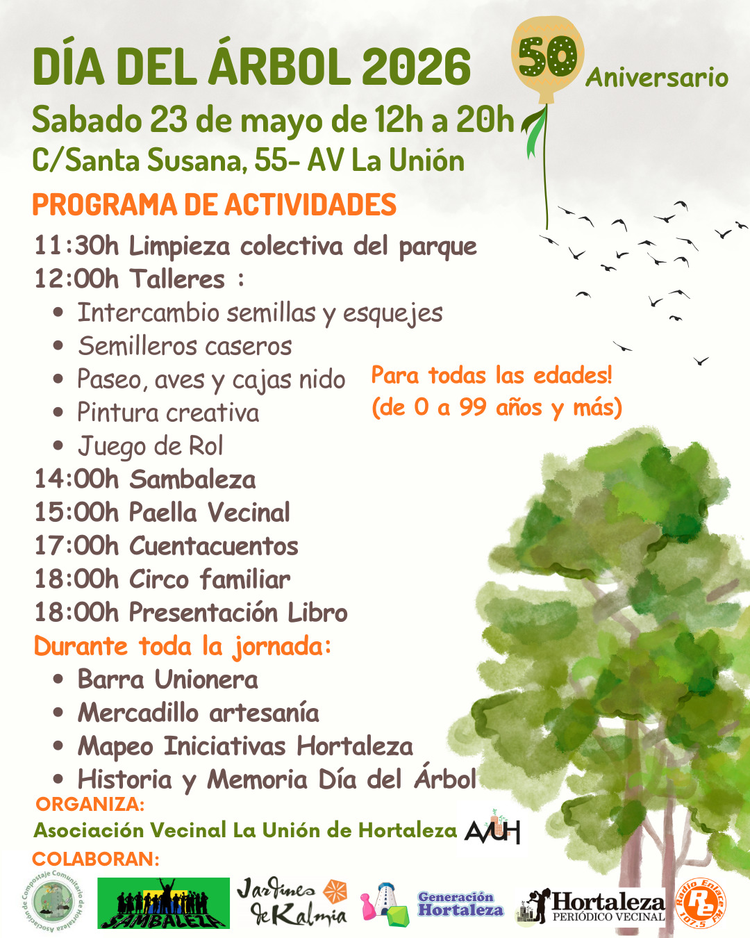 Día del Árbol 2026 en La Unión de Hortaleza 2 Día del Árbol 2026