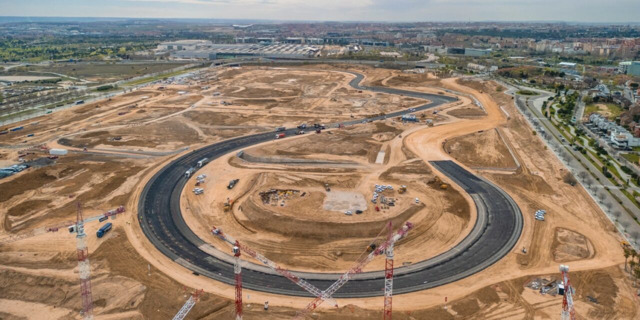 Comienza el asfaltado del circuito de Fórmula 1