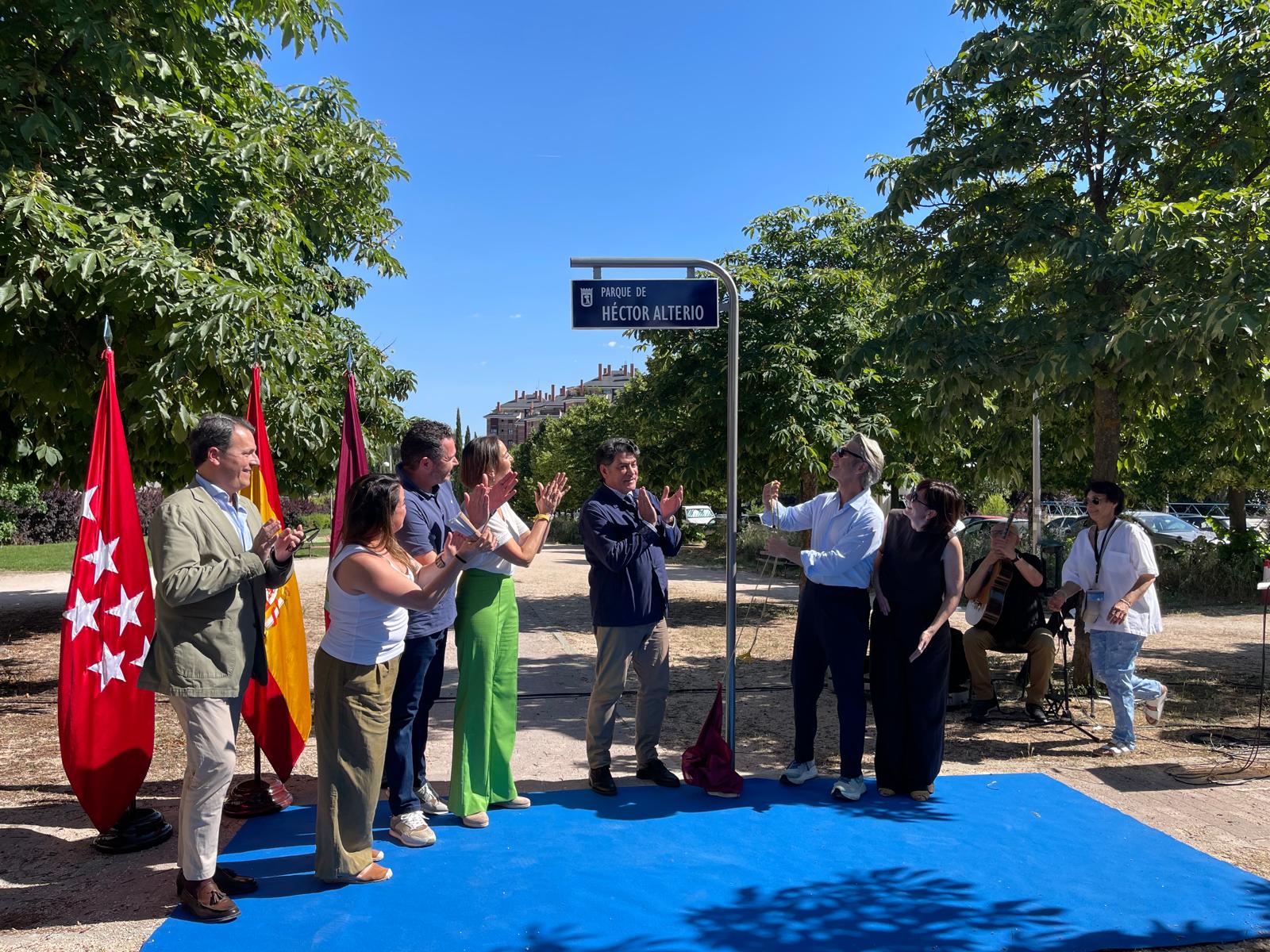 Hortaleza dedica un parque al actor y vecino Héctor Alterio 6 Foto parque Hector Alterio Hortaleza