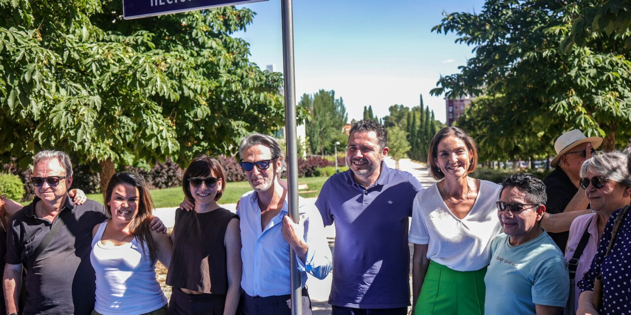 Hortaleza dedica un parque al actor y vecino Héctor Alterio