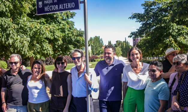 Hortaleza dedica un parque al actor y vecino Héctor Alterio