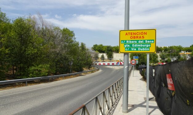 Las obras de MadRing provocan cortes de tráfico y reducción de carriles