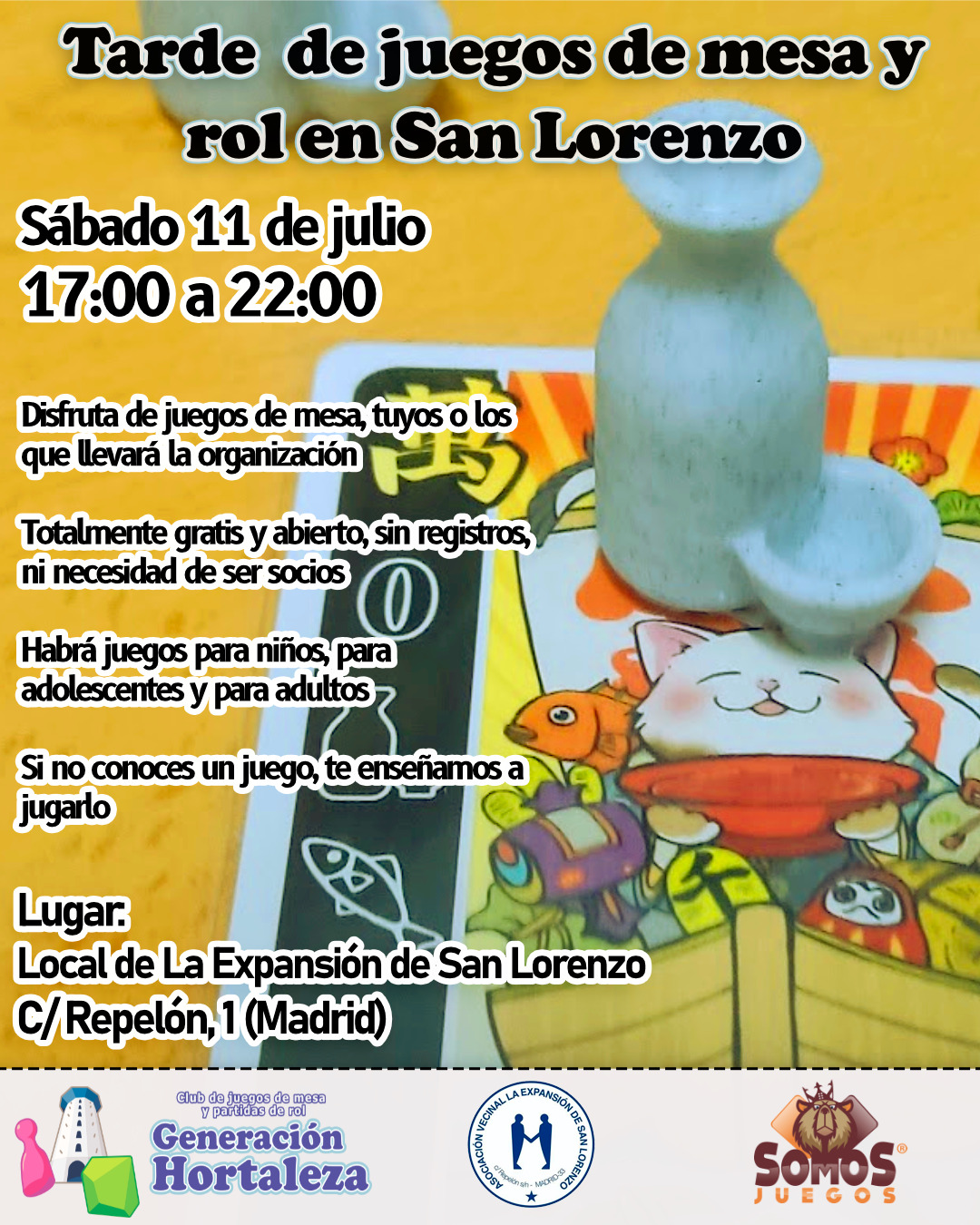 Tarde de juegos de mesa y rol en San Lorenzo 2 juegos de mesa y rol en San Lorenzo