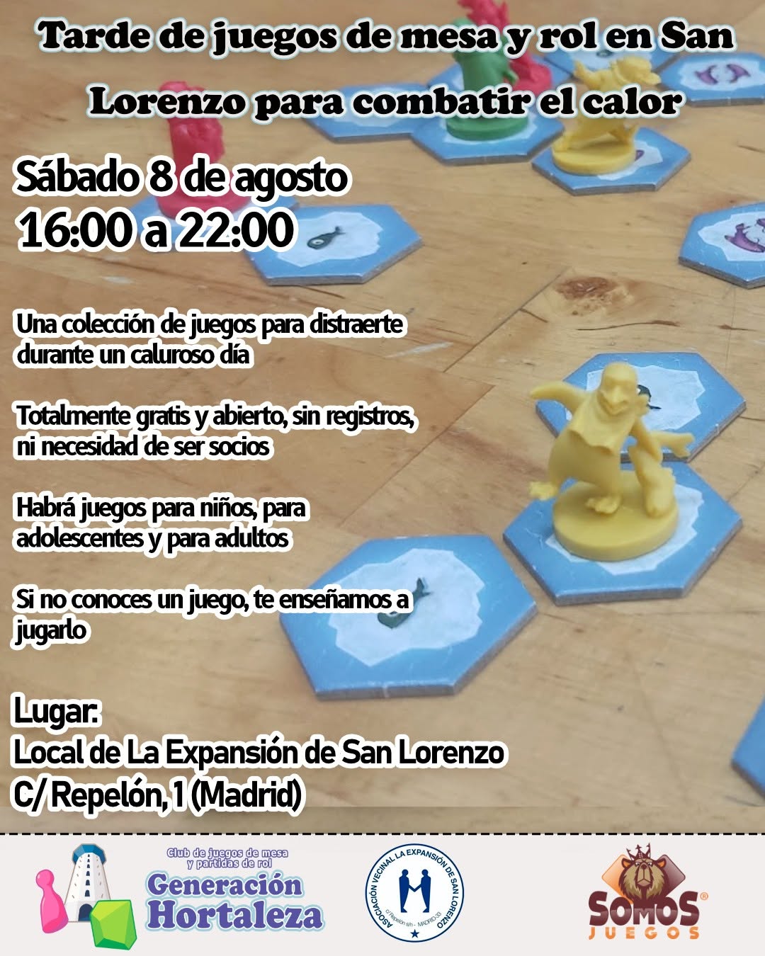 Tarde de juegos de mesa y rol en San Lorenzo 2 rol en San Lorenzo