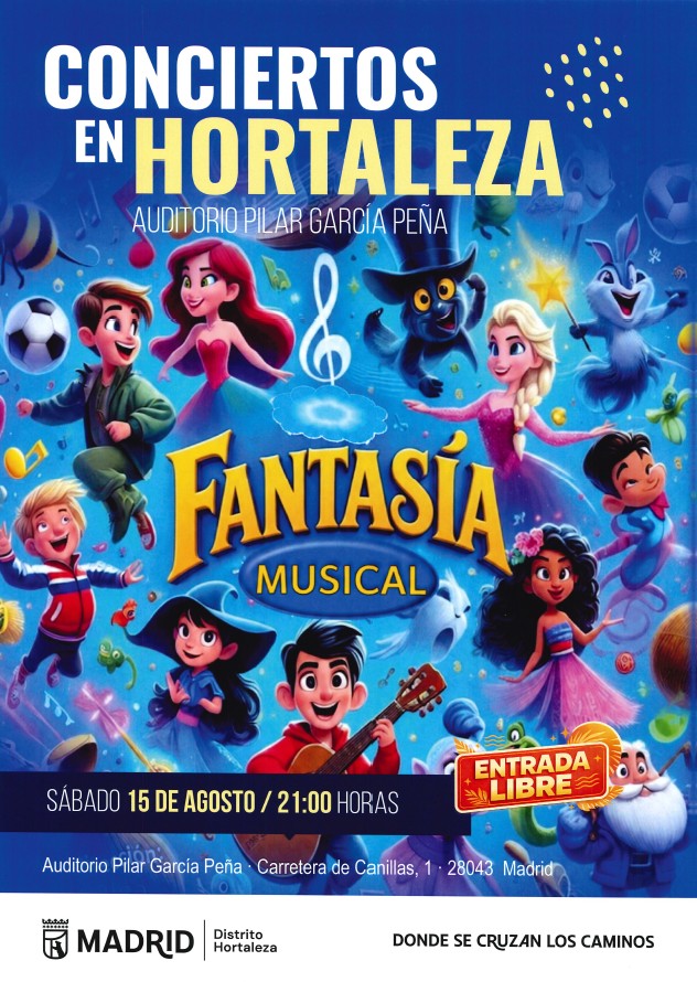 Concierto Fantasía Musical en el auditorio Pilar García Peña 2 Fantasía Musical