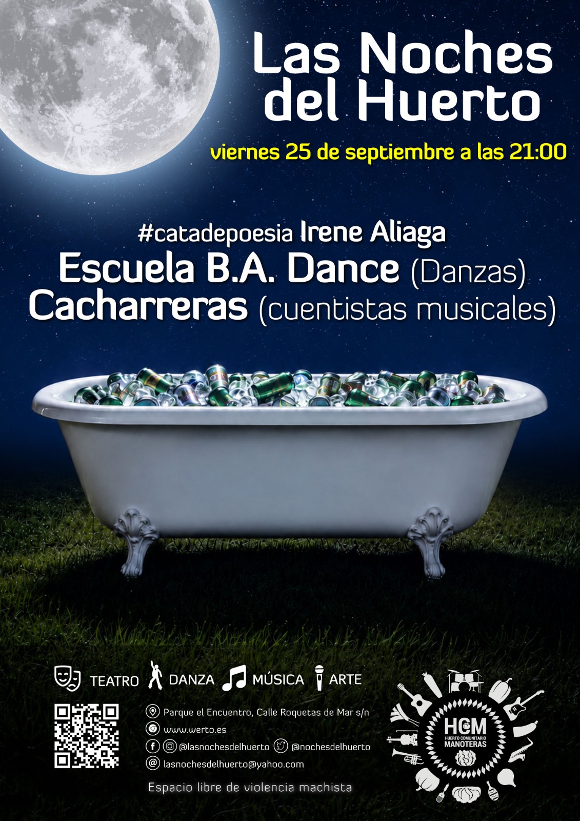 Las Noches del Huerto 2026: Cacharreras y Escuela B.A. Dance 2 Cacharreras