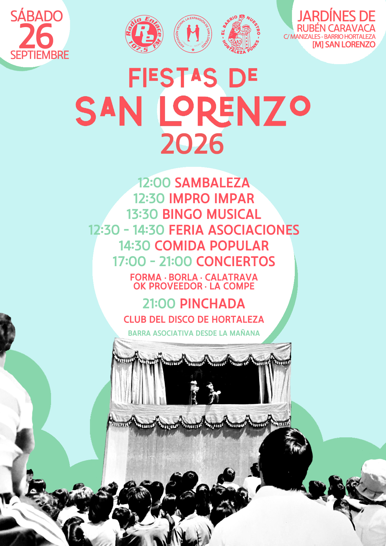Fiestas del barrio de San Lorenzo de Hortaleza 2026 2 Cartel Fiestas San Lorenzo Hortaleza 2026