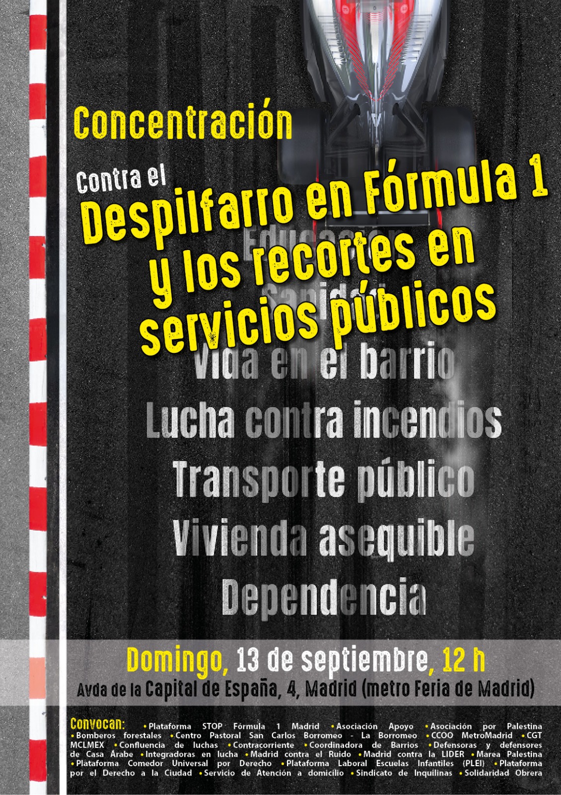 Concentracion despilfarro Formula 1 1