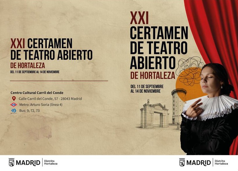 El Certamen de Teatro Abierto vuelve a Hortaleza en otoño 1 Certamen de Teatro Abierto