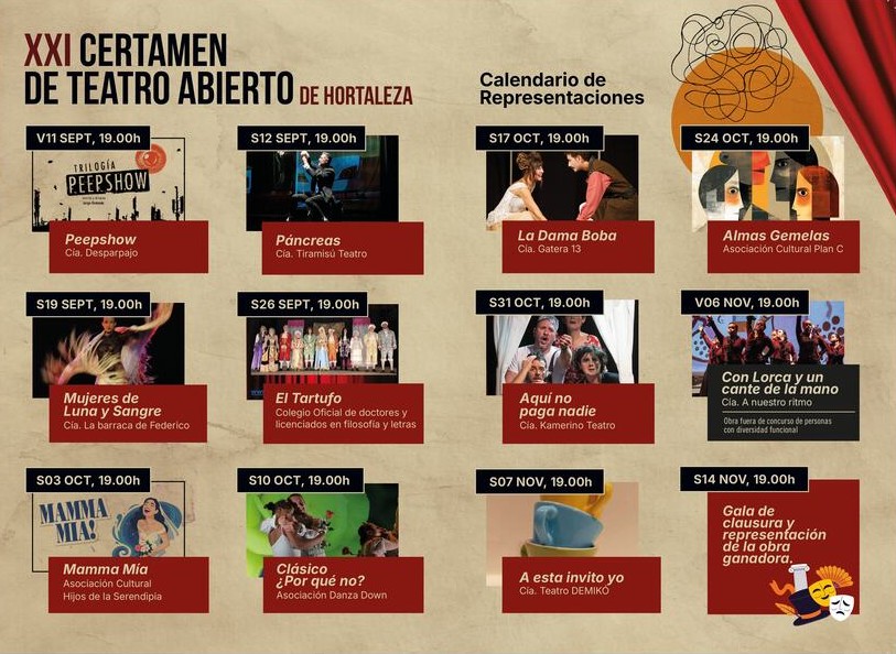 El Certamen de Teatro Abierto vuelve a Hortaleza en otoño 2 Certamen de Teatro Abierto