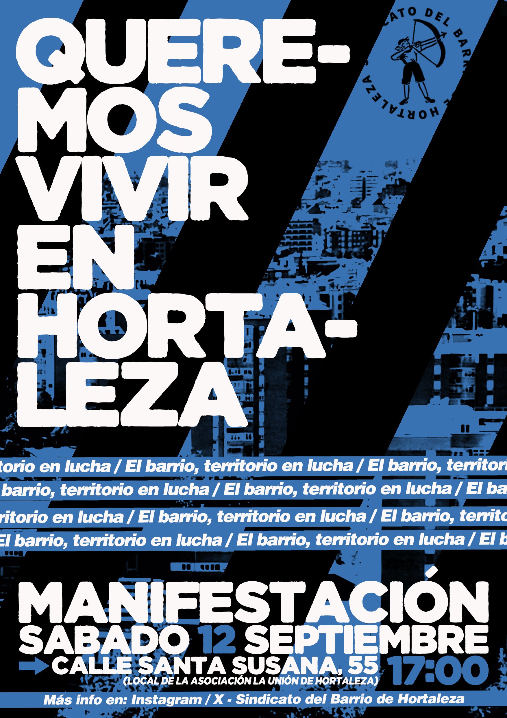 Manifestacion Hortaleza sabado 12 septiembre 2026