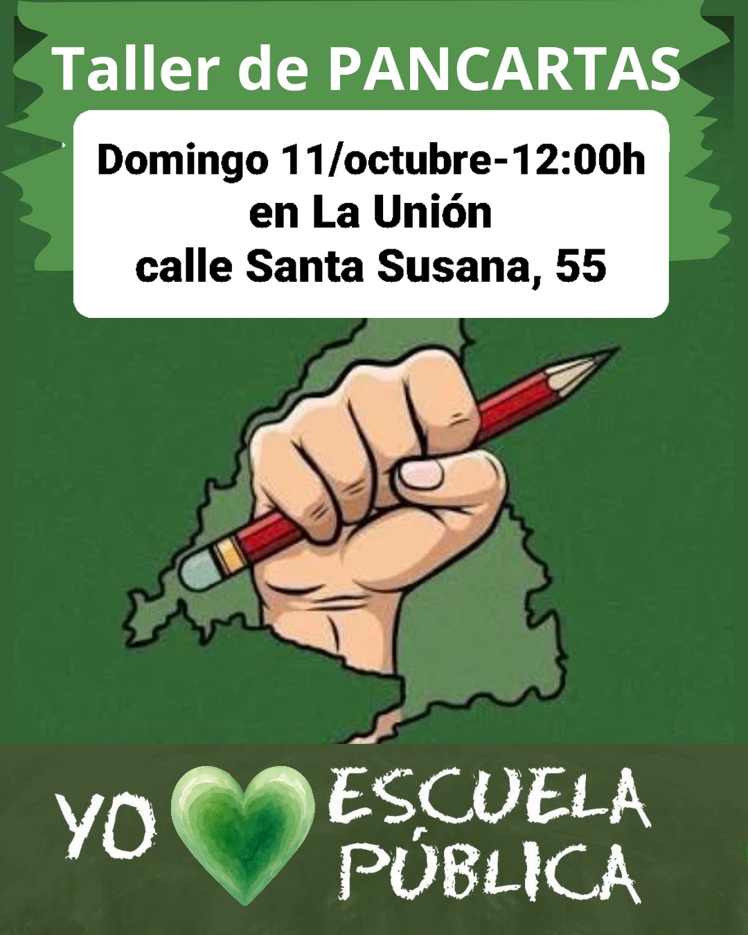 11 de octubre pancartas