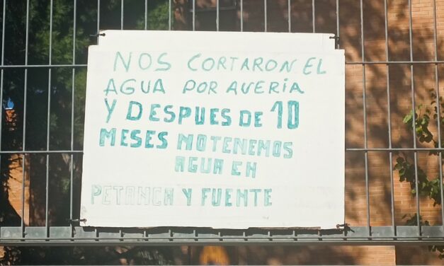 Un año sin agua en el club de petanca de Esperanza