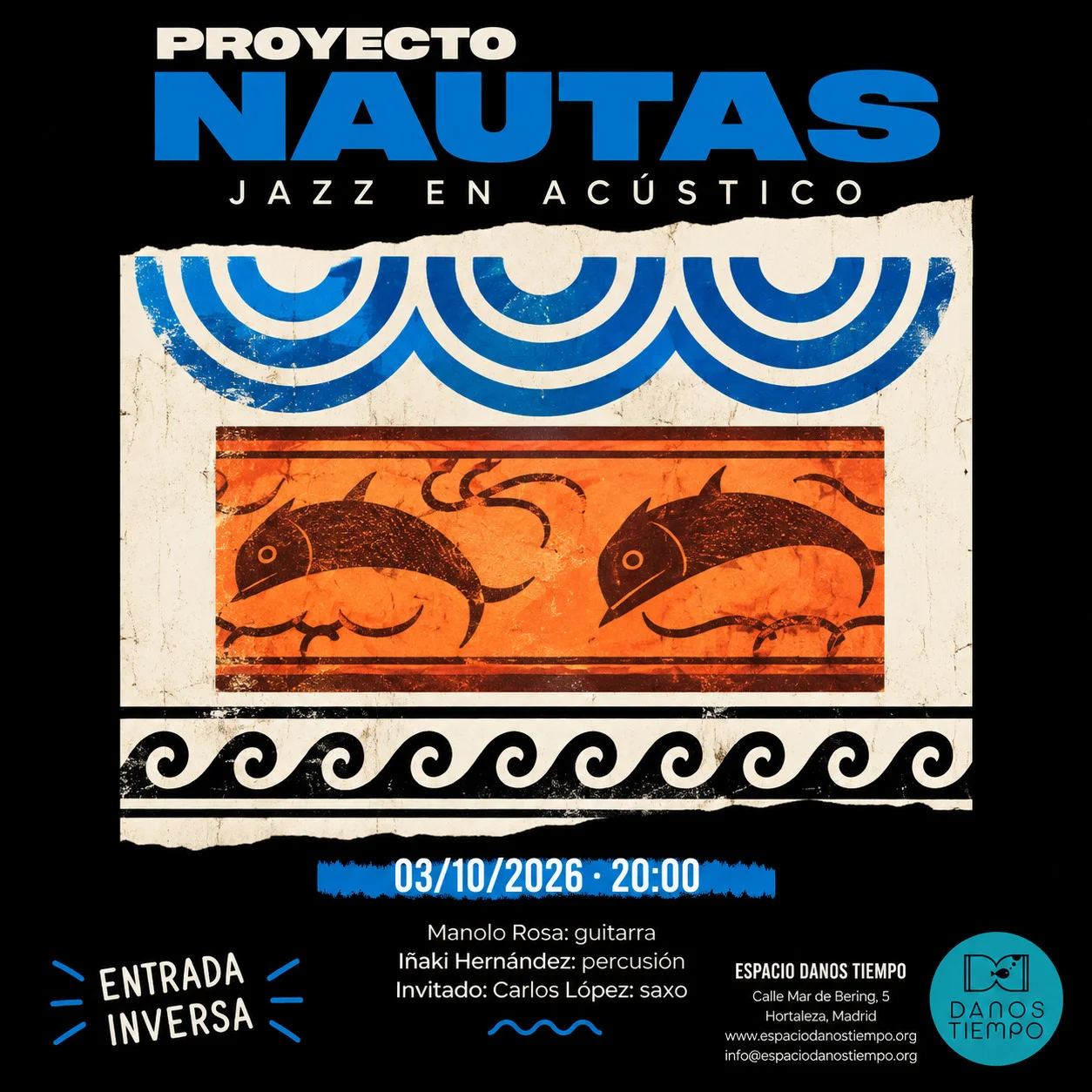 Concierto de Proyecto Nautas en el Espacio Danos Tiempo 2 Proyecto Nautas
